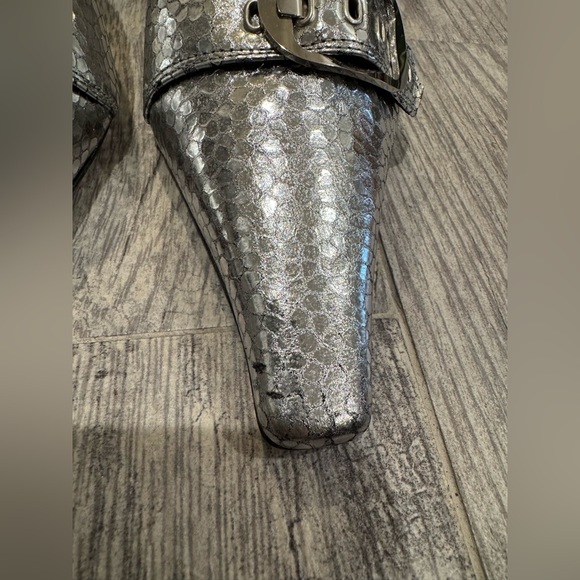 By Far silver Evelyn mules - Picture 5 of 10